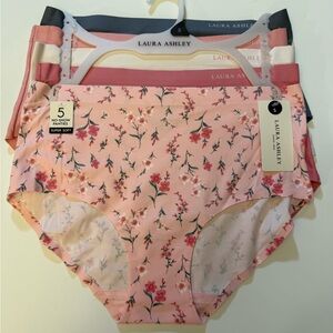 LAURA ASHLEY NO-SHOW PANTIES SZ S NEW